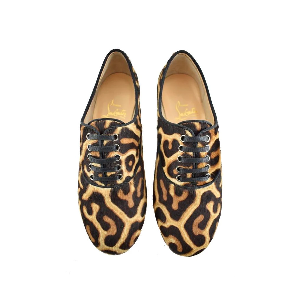 商品Christian Louboutin|Christian Louboutin New Fred Leopard Flats,价格¥5249,第4张图片详细描述