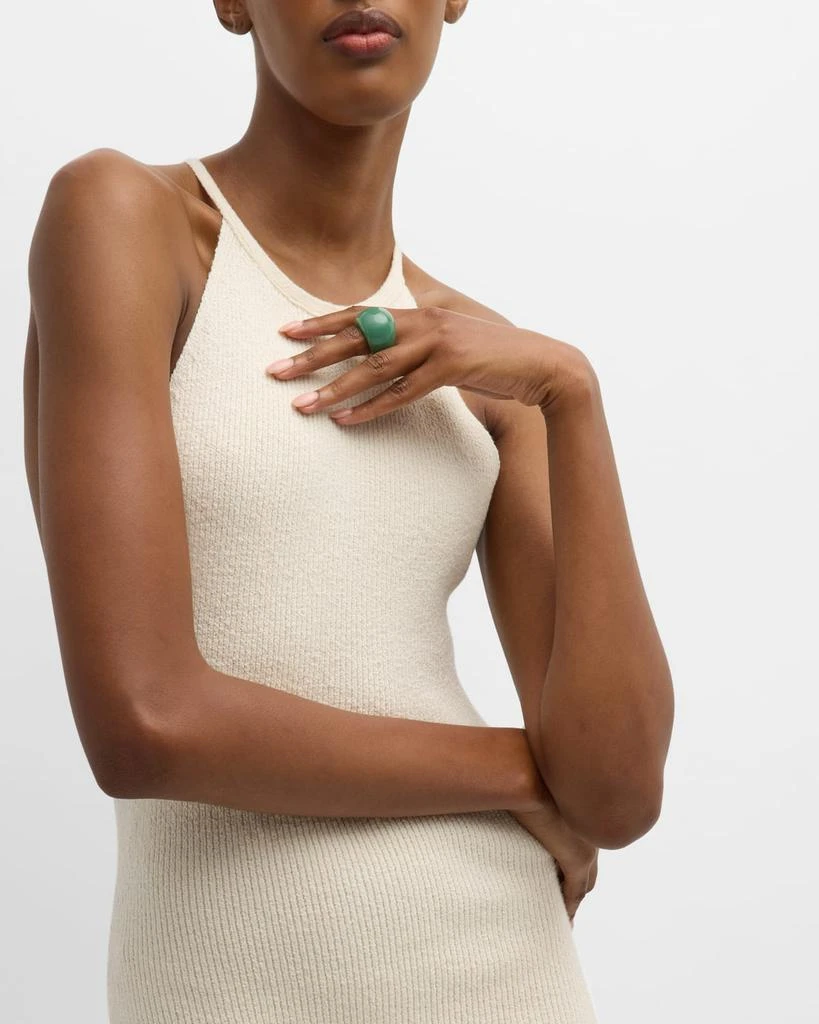 商品NEST Jewelry|Jade Aventurine Stone Statement Ring,价格¥736,第5张图片详细描述