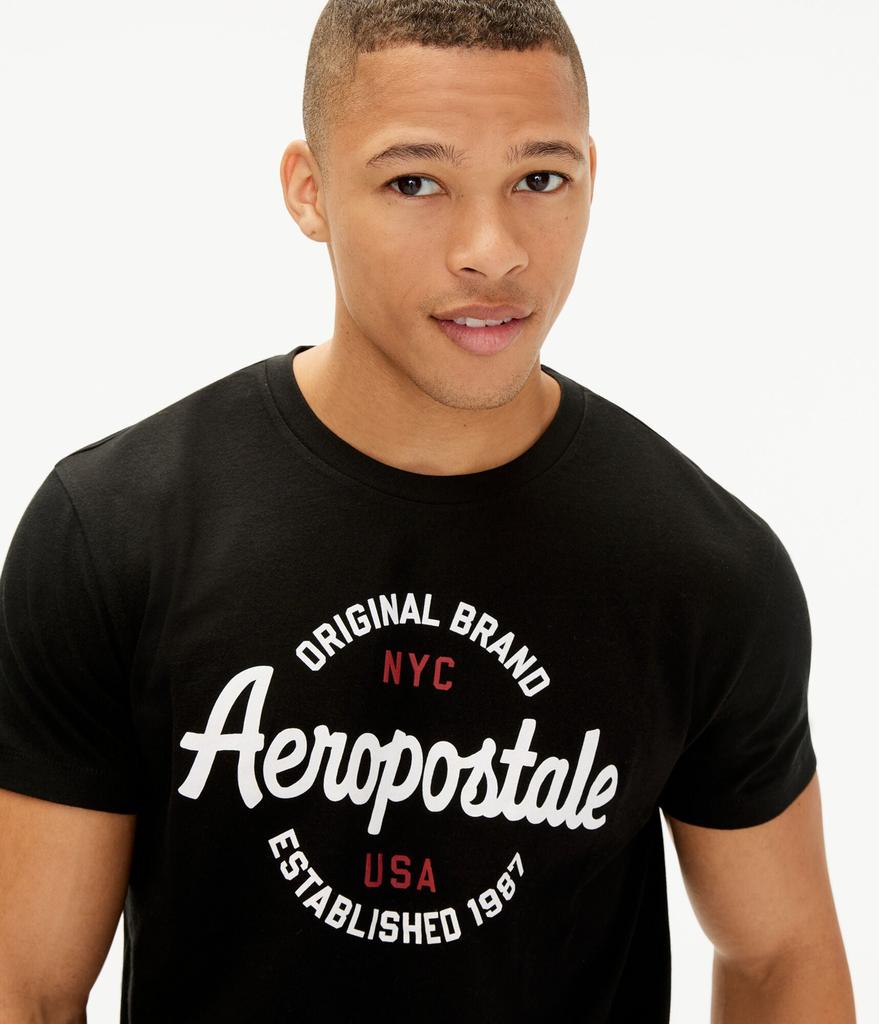 Aeropostale Men's Original Brand Graphic Tee商品第3张图片规格展示