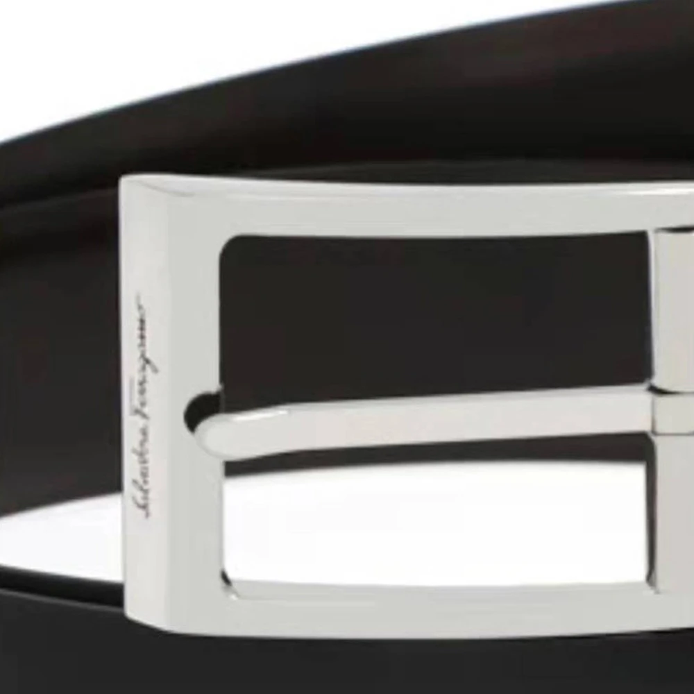 SALVATORE FERRAGAMO 男女同款黑色腰带 67-9077-0586253【包装随机，部分无包装盒】 商品