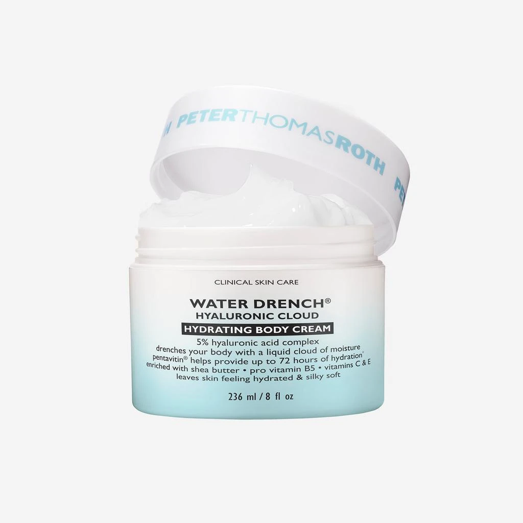 商品Peter Thomas Roth|Water Drench Hyaluronic Cloud Hydrating Body Cream|236 ml / 8 fl oz,价格¥304,第1张图片