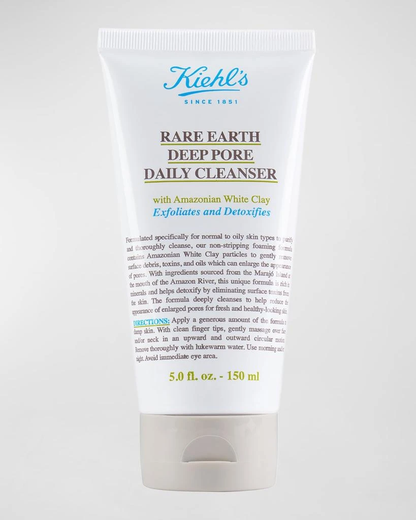 商品Kiehl's|Rare Earth Deep Pore Daily Cleanser, 5 oz.,价格¥228,第1张图片