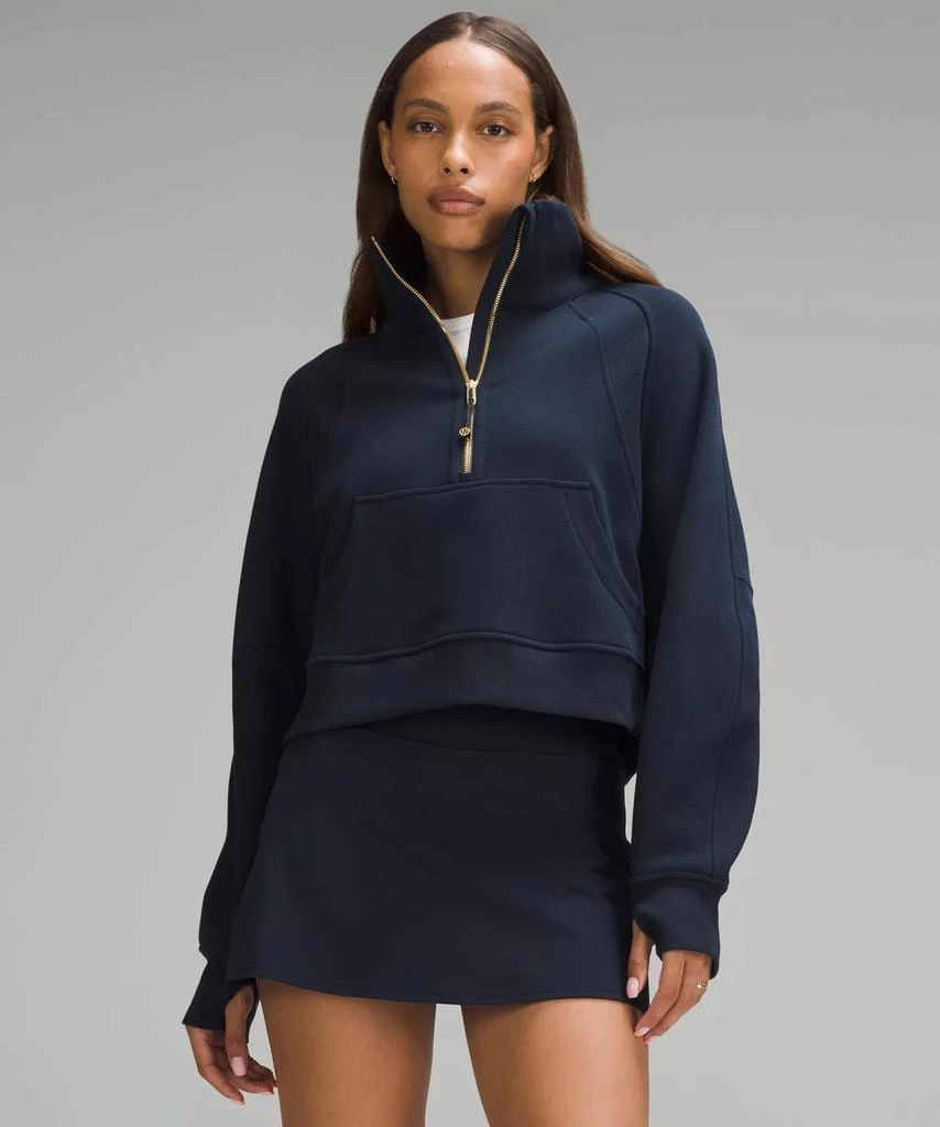 Scuba Oversized Funnel-Neck Half Zip 商品