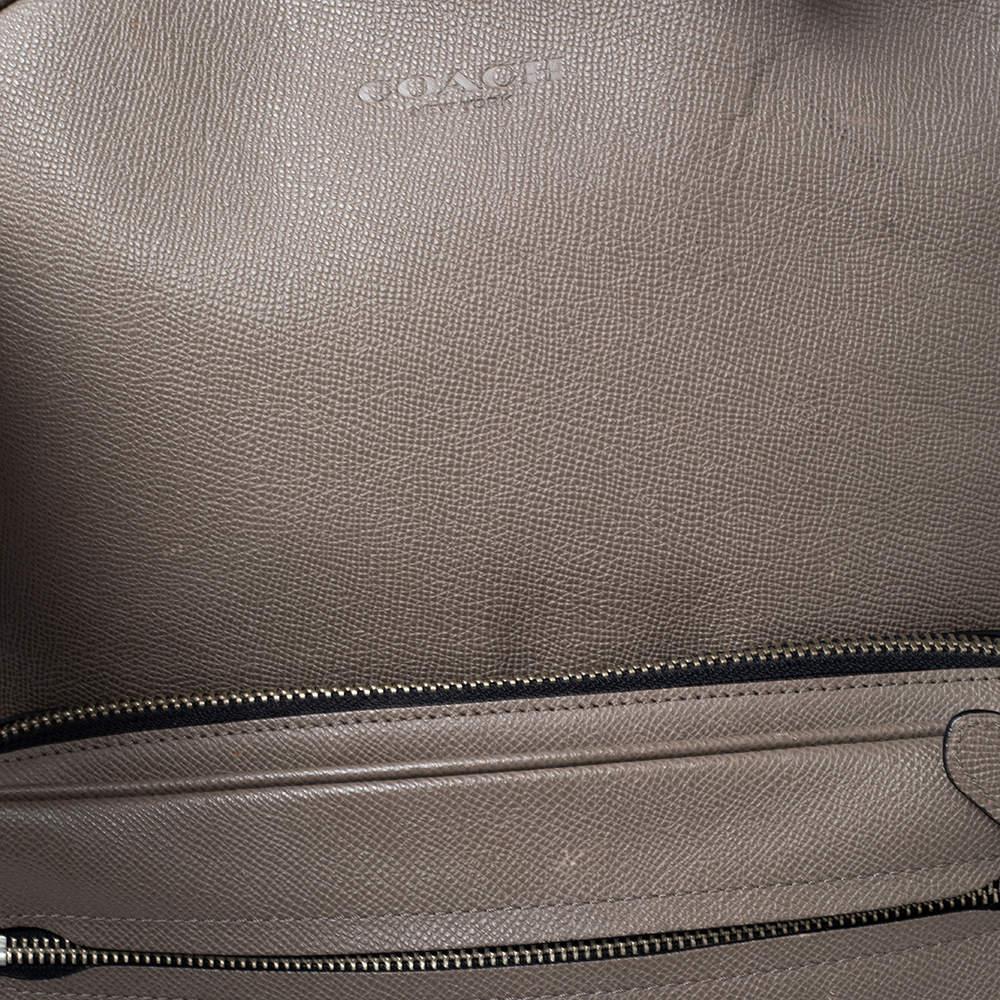 Coach Taupe Leather Backpack商品第6张图片规格展示