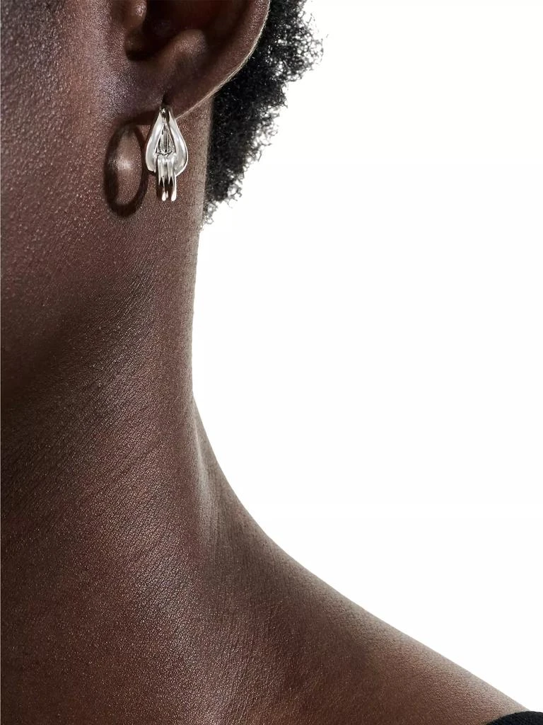 商品John Hardy|Surf Surf Small Sterling Silver Hoop Earrings,价格¥4122,第3张图片详细描述