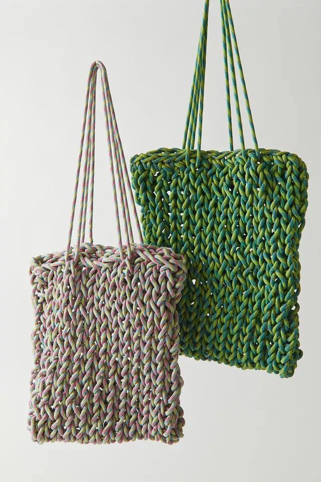 商品Urban Outfitters|Zoya Rope Tote Bag,价格¥114,第5张图片详细描述