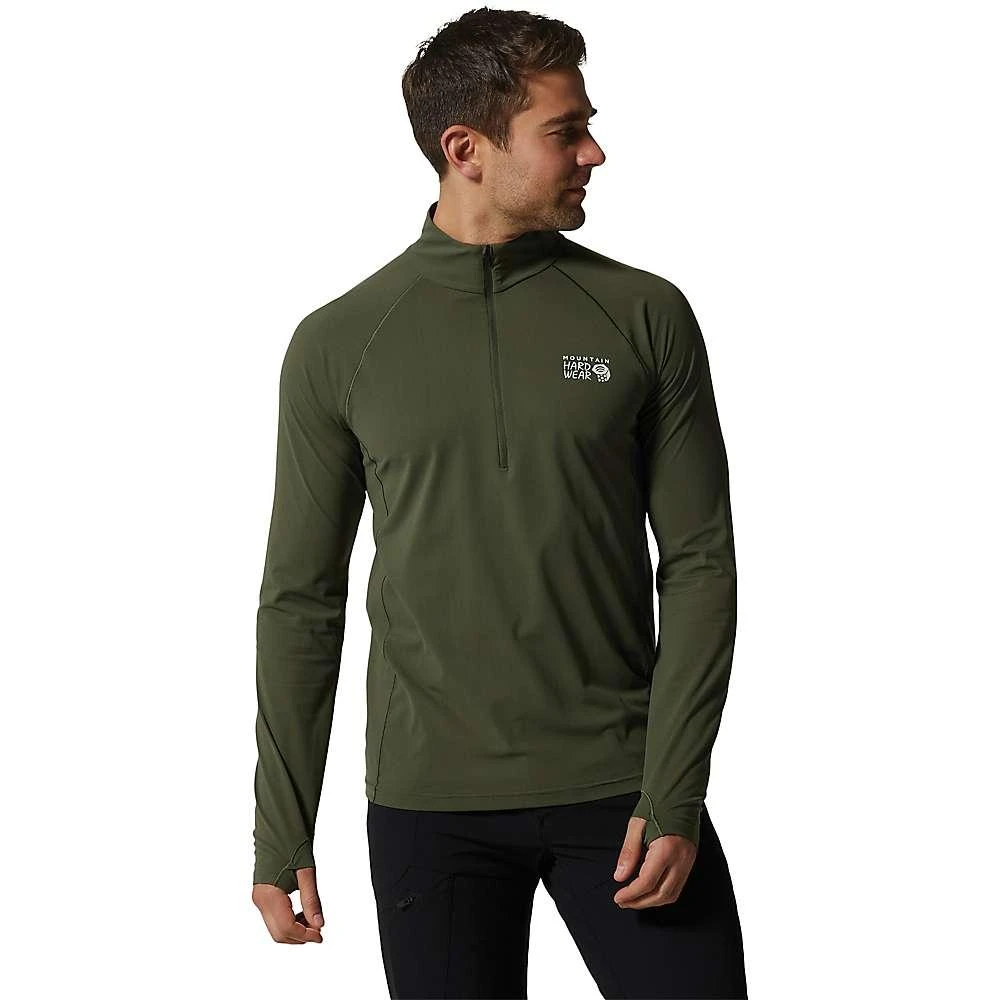 商品Mountain Hardwear|Mountain Hardwear Men's Mountain Stretch Half Zip Top,价格¥652,第1张图片