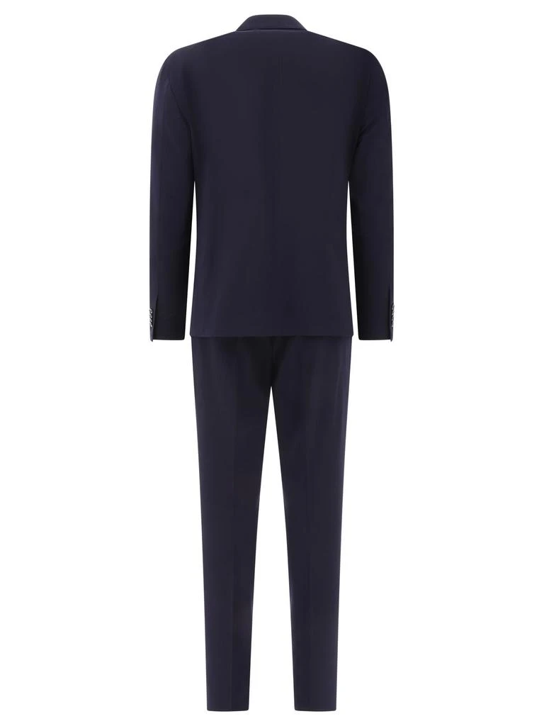 商品TAGLIATORE|Wool-Blend Suit Suits Blue,价格¥6189,第2张图片详细描述