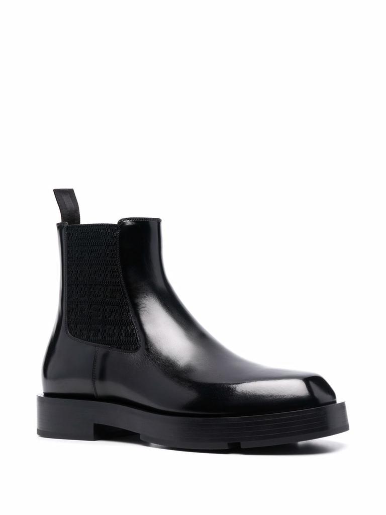 GIVENCHY - Squared Leather Anlke Boots商品第3张图片规格展示