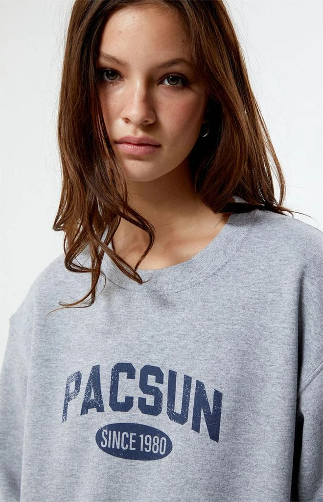 商品PacSun|Distressed Crew Neck Sweatshirt,价格¥231,第1张图片