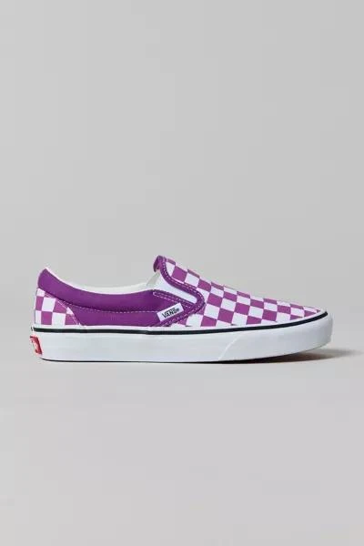 商品Vans|Vans Women's Classic Checkerboard Slip-On Sneaker,价格¥459,第1张图片