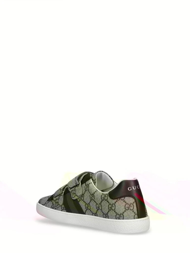 商品Gucci|Gg Supreme Leather Blend Sneakers,价格¥3549,第3张图片详细描述