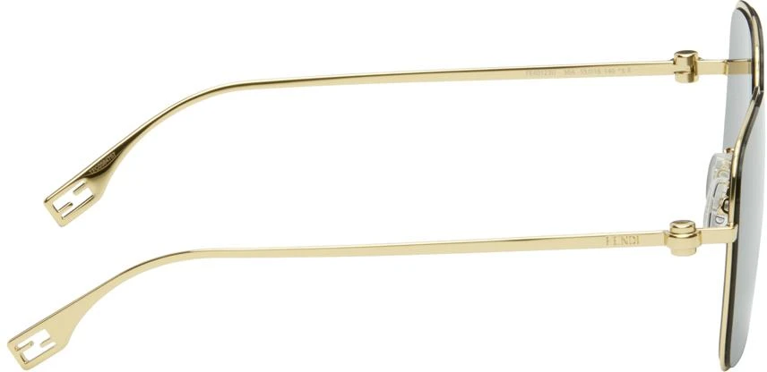 商品Fendi|Gold Baguette Sunglasses,价格¥2812,第2张图片详细描述