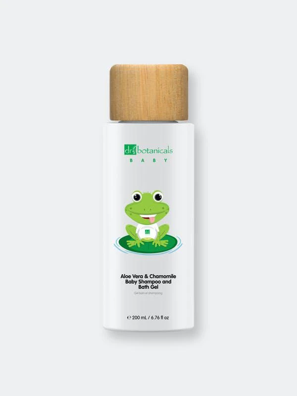 商品Dr. Botanicals|Aloe Vera & Chamomile Baby Shampoo & Bath Gel 200ML,价格¥114,第1张图片