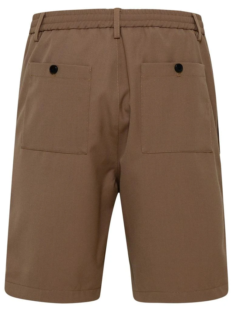 商品AMI|BEIGE WOOL BLEND BERMUDA SHORTS,价格¥1757,第3张图片详细描述