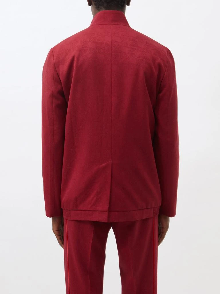 商品Martine Rose|Logo-jacquard piped wool track jacket,价格¥2381,第5张图片详细描述