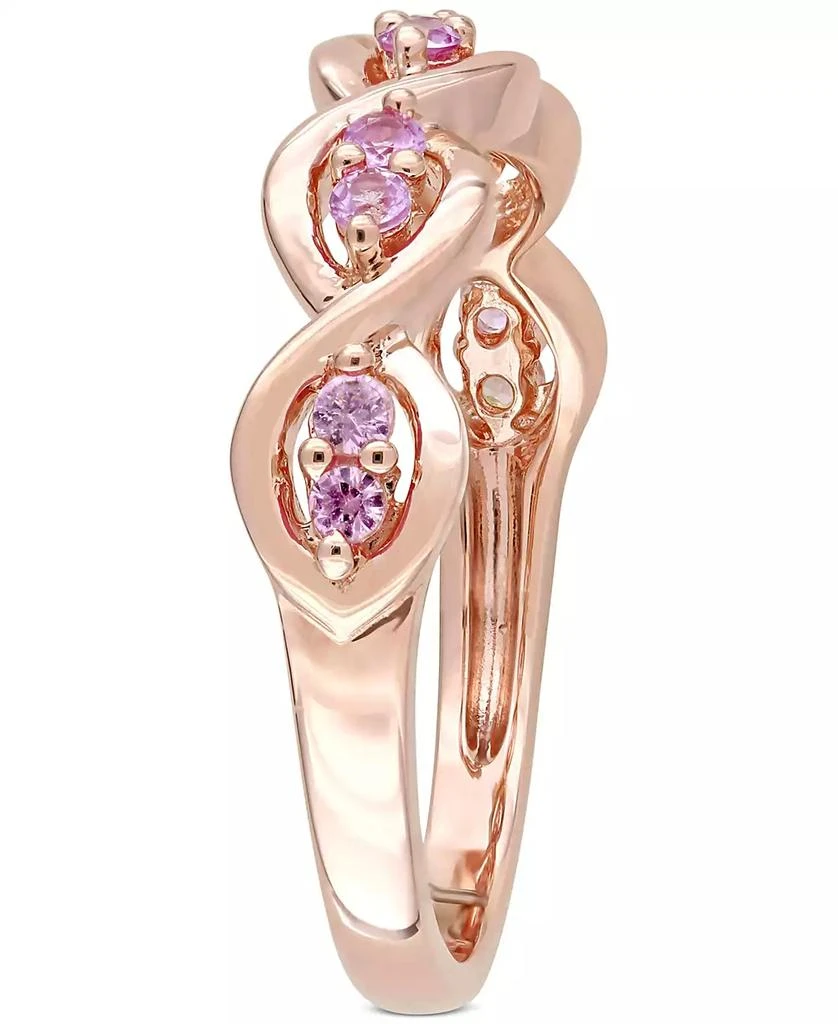 商品Macy's|Pink Sapphire Wavy Ring (1/3 ct. t.w.) in 14k Rose Gold,价格¥5693,第4张图片详细描述