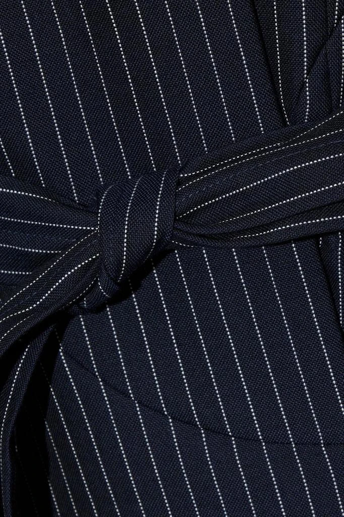 商品Chloé|Belted pinstriped grain de poudre wool coat,价格¥6684,第2张图片详细描述