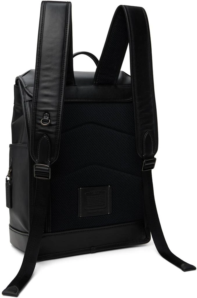 商品Coach|Black League Flap Backpack,价格¥3448,第3张图片详细描述