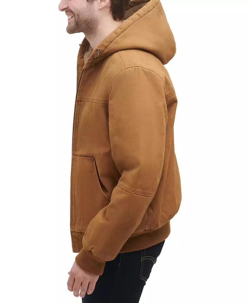 商品BASS OUTDOOR|Men's Hooded Zip-Front Fleece-Lined Bomber Jacket,价格¥371,第3张图片详细描述