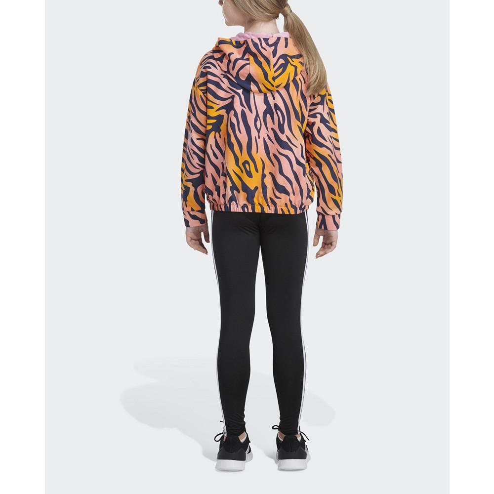 商品Adidas|Big Girls French Terry Hooded All Over Print Hoodie,价格¥167,第6张图片详细描述