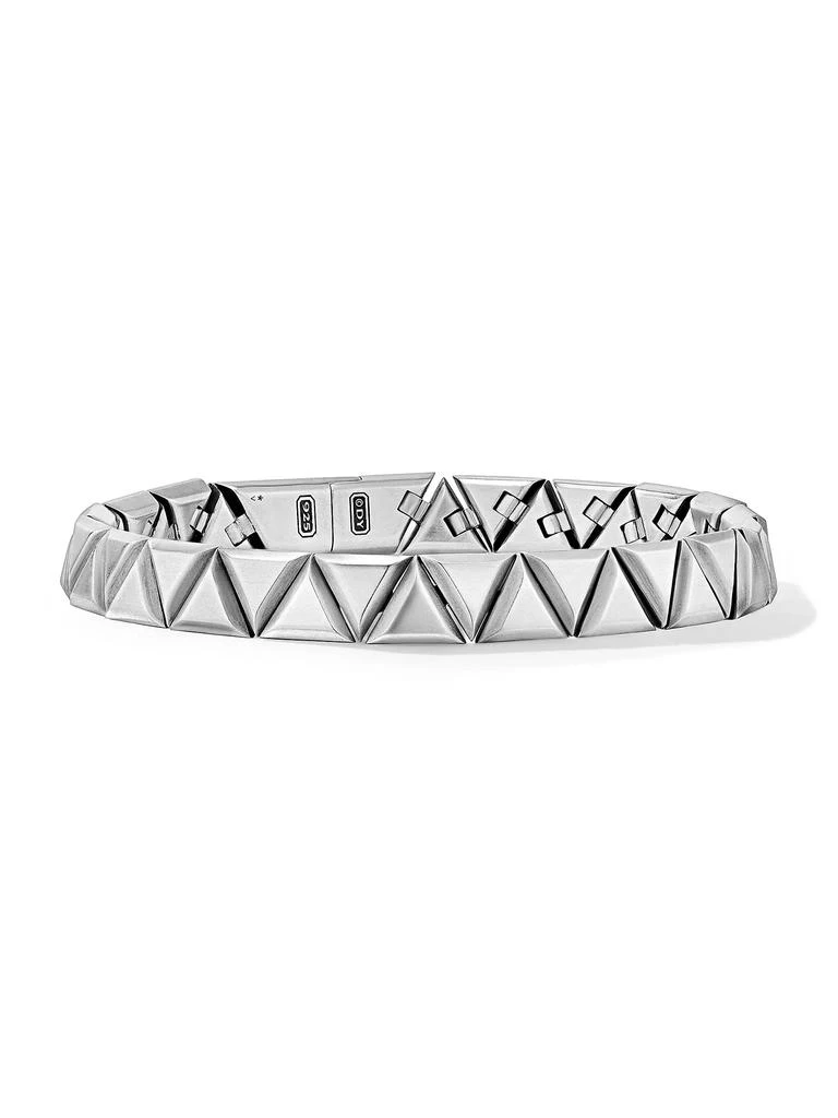 商品David Yurman|Faceted Link Triangle Bracelet in Sterling Silver,价格¥11239,第1张图片