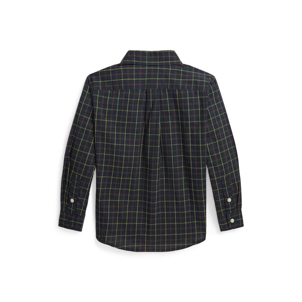 商品Ralph Lauren|Toddler and Little Boys Plaid Cotton Poplin Shirt,价格¥165,第5张图片详细描述