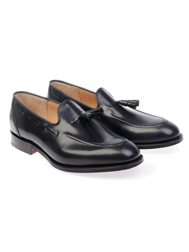 商品Church's|Church's men's blue leather loafers,价格¥6040,第2张图片详细描述