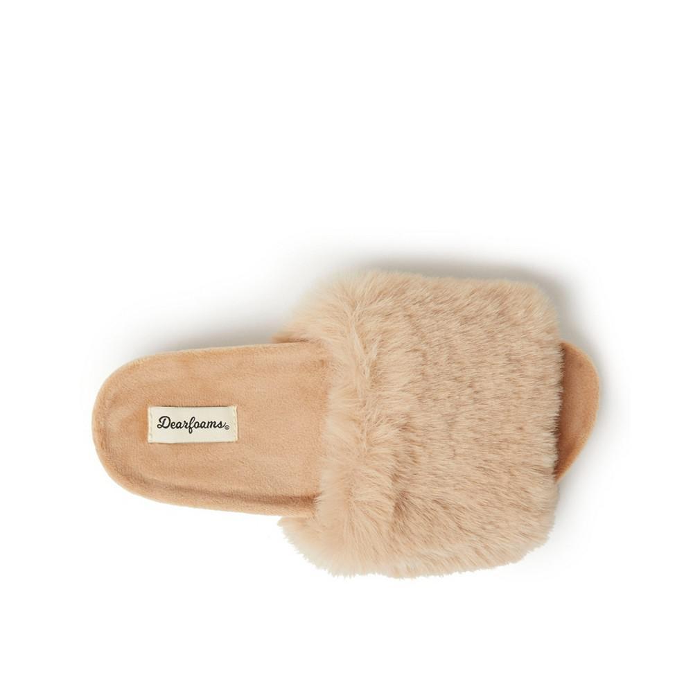 商品Dear Foams|Women's Milly Pile Molded Footbed Slide,价格¥241,第6张图片详细描述