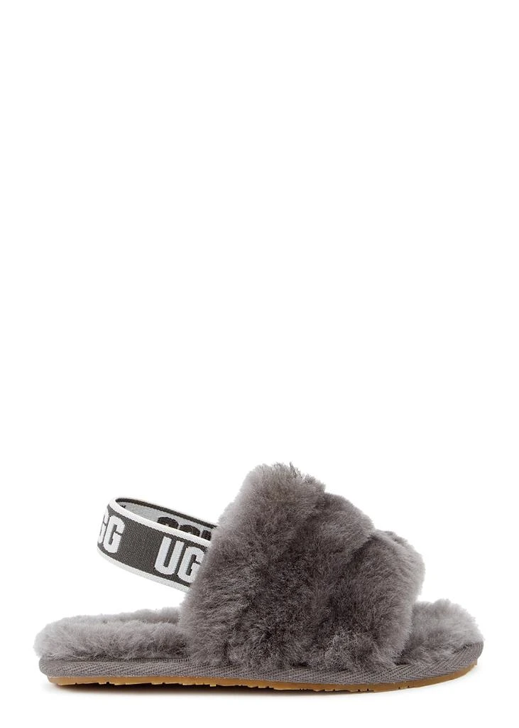 商品UGG|KIDS Fluff Yeah grey shearling sliders (IT22-IT30),价格¥191,第1张图片