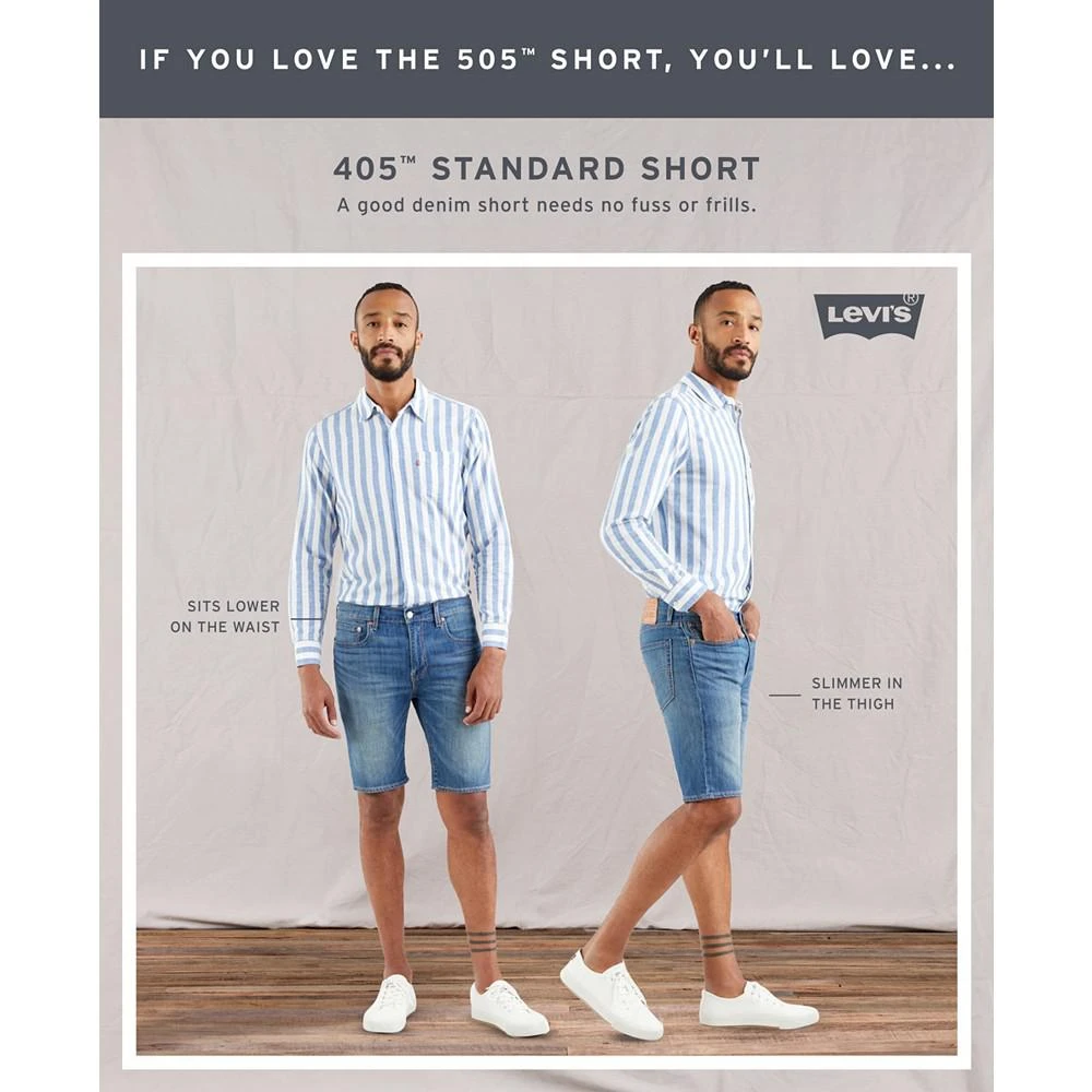 商品Levi's|Men's 405 Standard 10" Jean Shorts,价格¥219,第4张图片详细描述