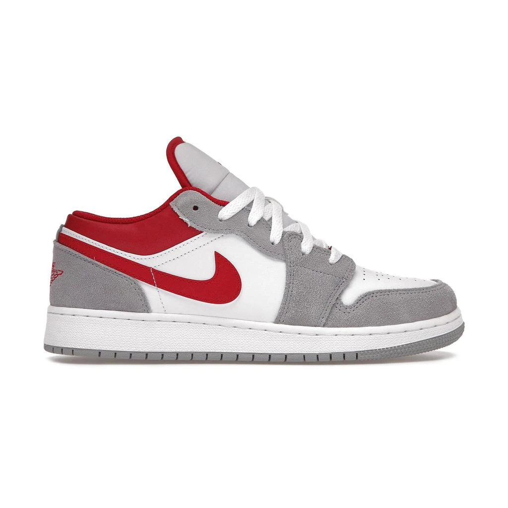 商品Jordan|Air Jordan 1 Low Smoke Grey Gym Red (GS),价格¥1042,第1张图片