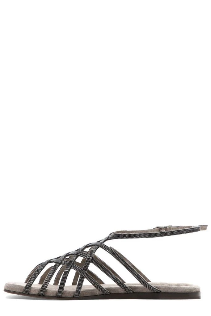 商品Brunello Cucinelli|Brunello Cucinelli Monile Ankle Strap Sandals,价格¥6866,第2张图片详细描述