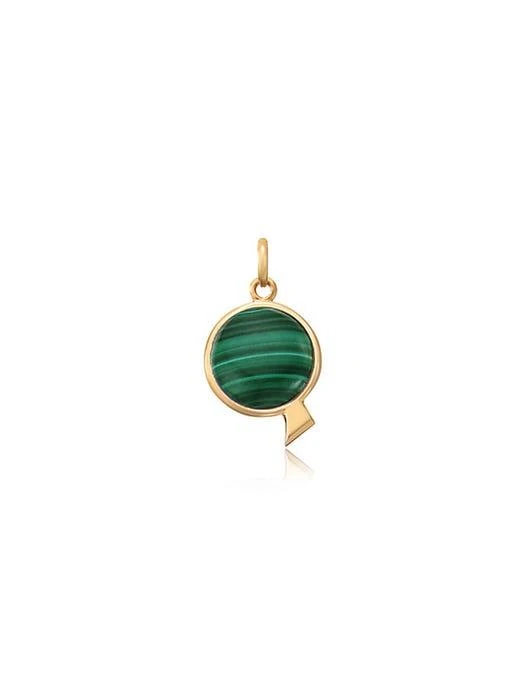 商品hyeres-lor|Peridot MS 14K YG Malachite Pendant,价格¥2550,第1张图片