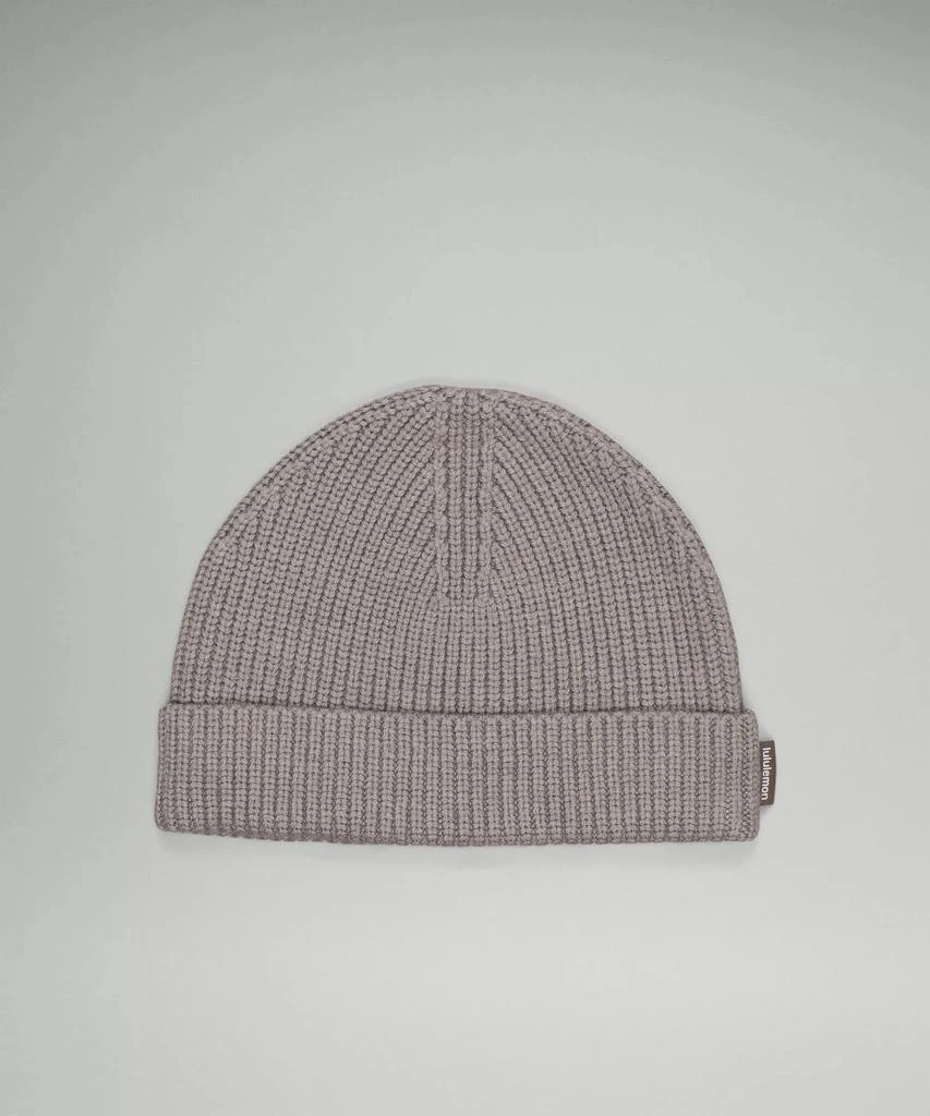 商品Lululemon|Close-Fit Wool-Blend Ribbed Knit Beanie,价格¥190,第5张图片详细描述