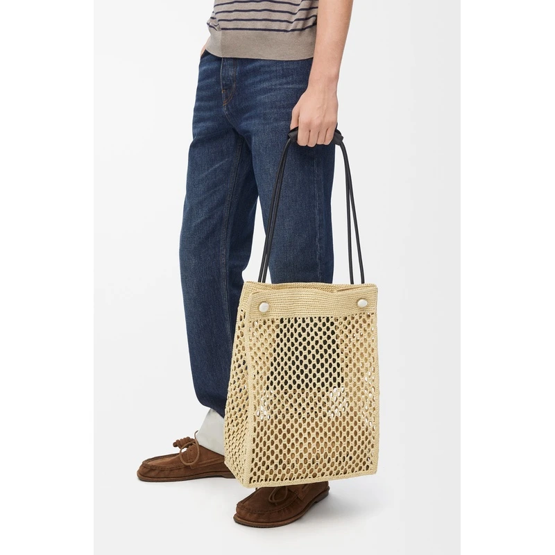 商品Loewe|LOEWE罗意威 拉菲草卵石色流浪包,价格¥15383,第4张图片详细描述
