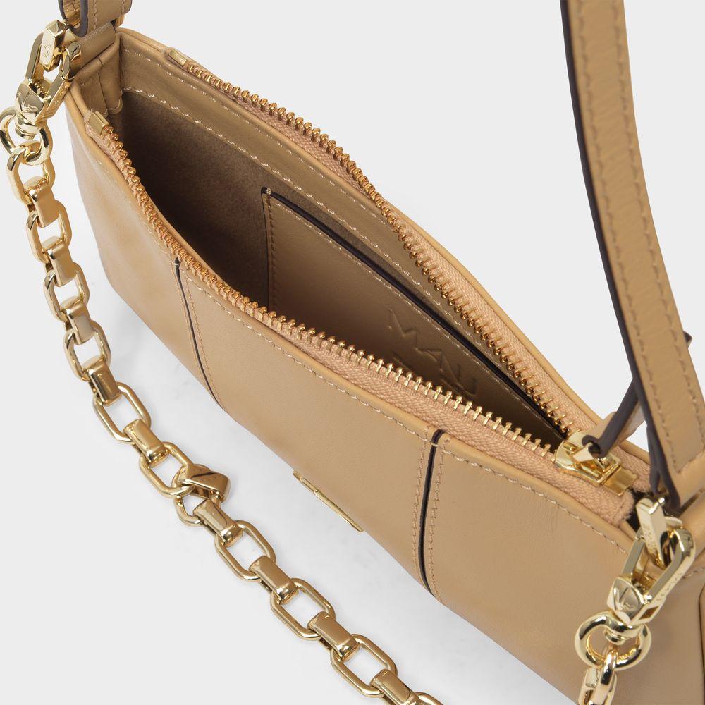 Mini Pita Bag in Beige Leather商品第4张图片规格展示