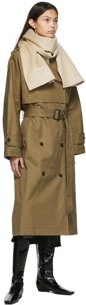 商品Totême|Khaki Trench Coat,价格¥6160,第4张图片详细描述