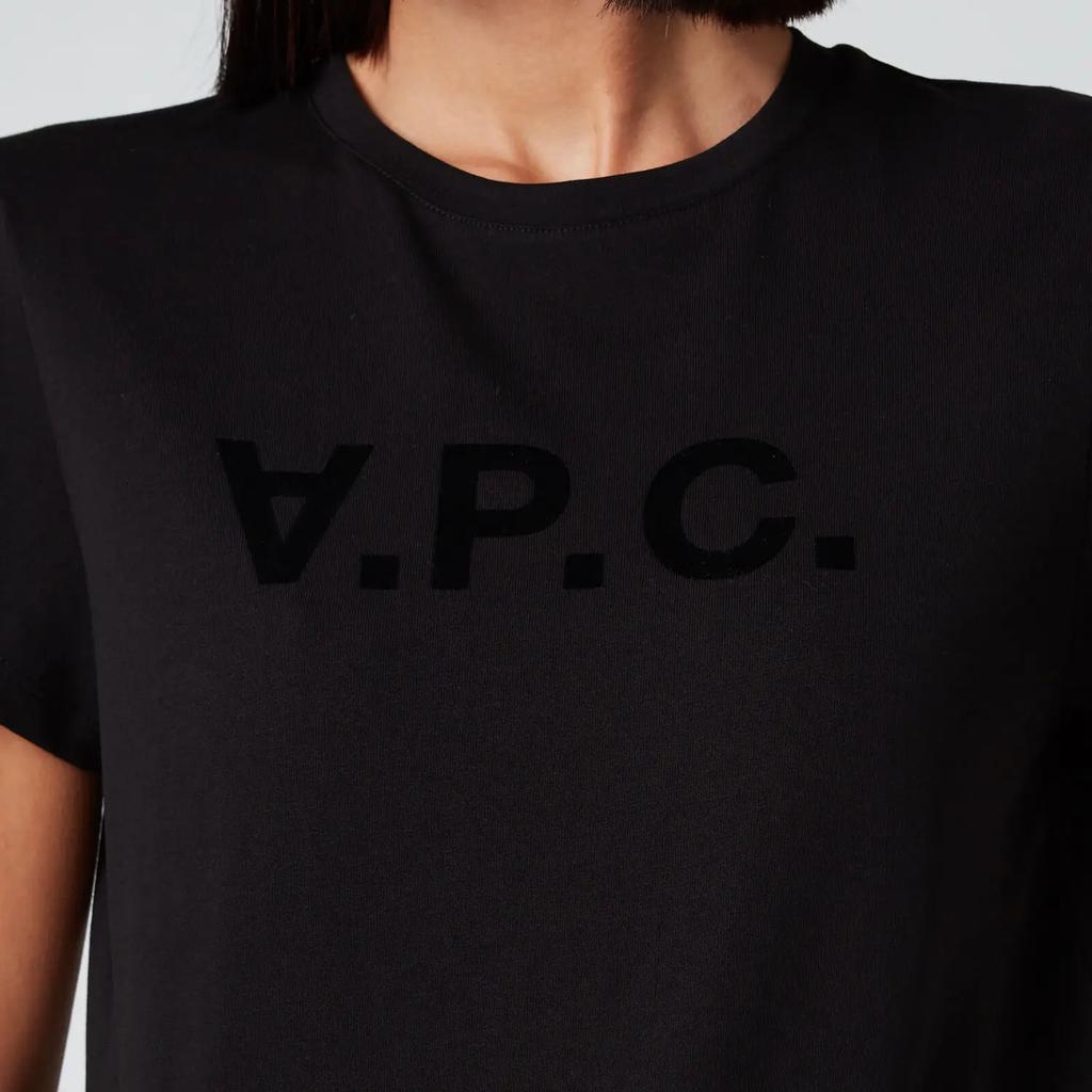 商品A.P.C.|A.P.C. Women's VPC T-Shirt - Black,价格¥757,第6张图片详细描述