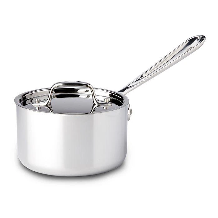 商品All-Clad|All Clad Stainless Steel 1.5 Quart Sauce Pan with Lid,价格¥1174,第1张图片