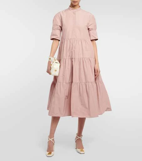 商品RED Valentino|分层式棉质混纺中长连衣裙,价格¥5271,第2张图片详细描述