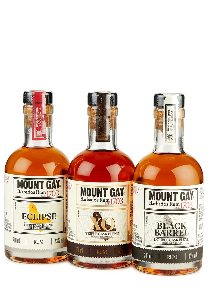 商品Mount Gay|Mount Gay Discovery Rum Pack 3 x 200ml,价格¥607,第2张图片详细描述