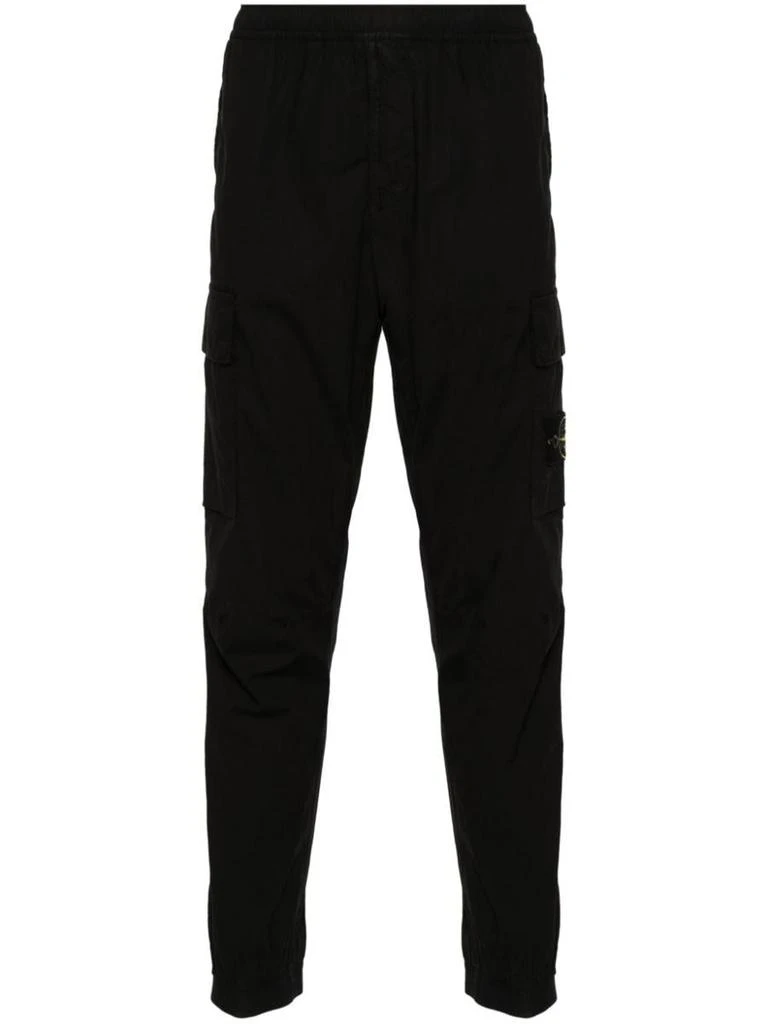 商品Stone Island|Stone Island Regular Tapered Fit Cargo Trousers  Stretch Cotton Tela 'Paracadute',价格¥2876,第1张图片