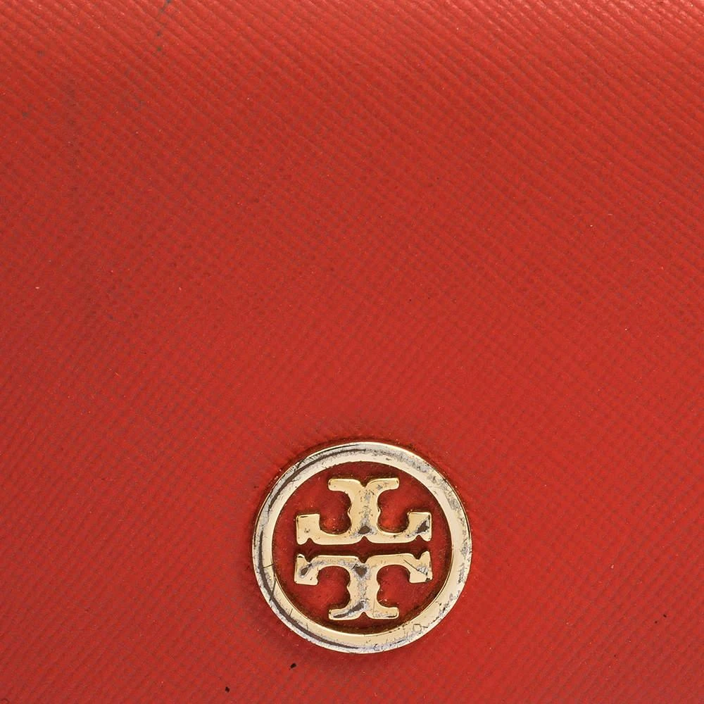 Tory Burch Red Leather Robinson Flap Continental Wallet 商品