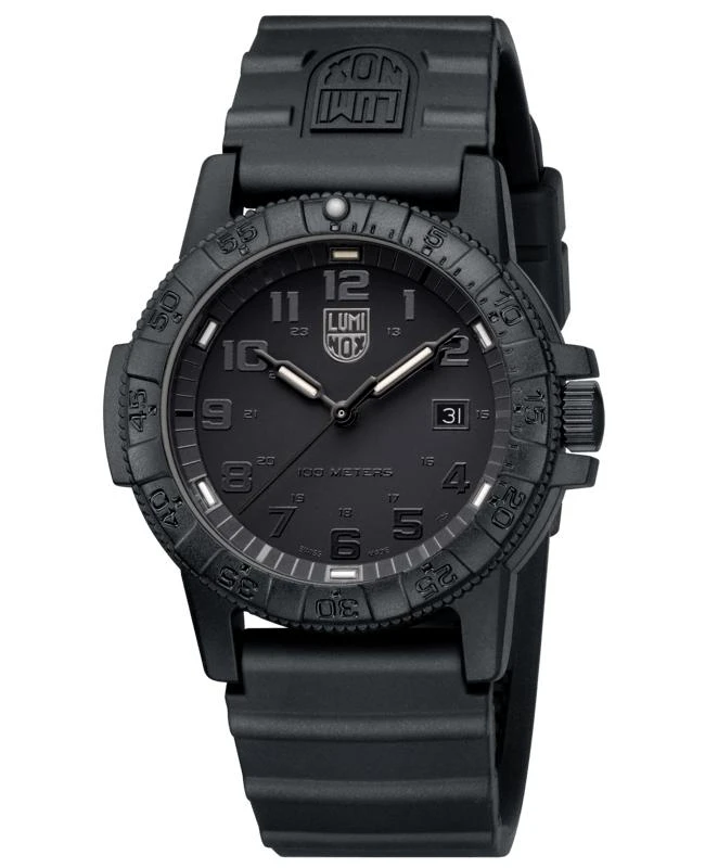 商品Luminox|Luminox Sea Series Leatherback Sea Turtle Giant Black Dial Silicone Strap Men&apos;s Watch XS.0321.BO.F,价格¥1527,第1张图片