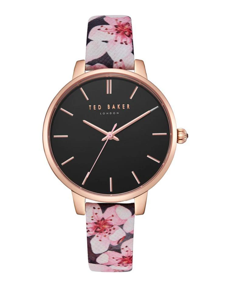 商品Ted Baker London|Kate 花朵印花表带腕表,价格¥458,第1张图片