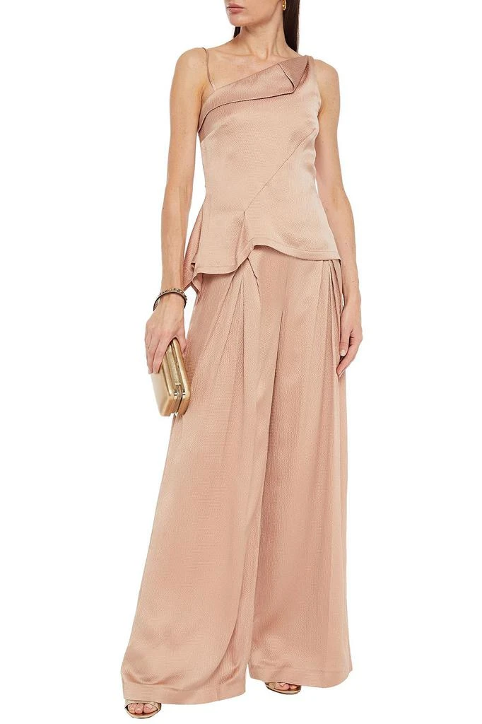 商品ROLAND MOURET|Zardar pleated silk-jacquard wide-leg pants,价格¥3245,第2张图片详细描述