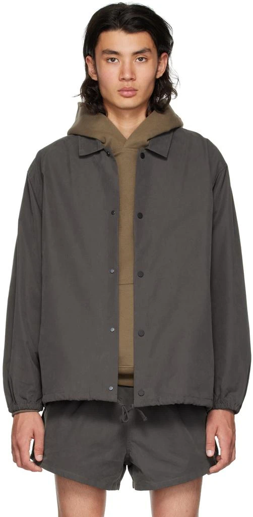 商品Essentials|Gray Drawstring Jacket,价格¥1174,第1张图片