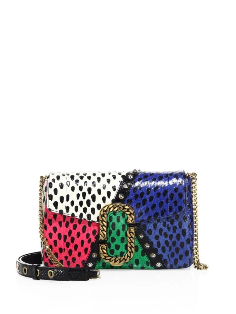 商品Marc Jacobs|St. Marc Snakeskin, Python & Leather Clutch,价格¥5679,第1张图片