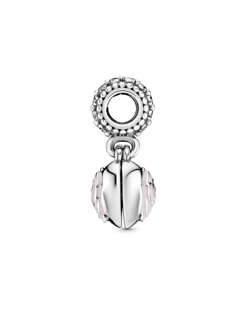 商品PANDORA|Pandora Moments Silver CZ Heart Charm,价格¥174,第3张图片详细描述